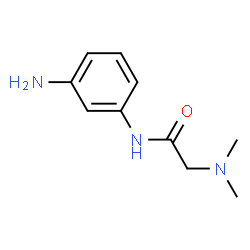 ChemSpider 2D Image | N-(3-aminophenyl)-2-(dimethylamino)acetamide | C10H15N3O