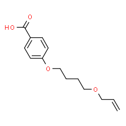 ChemSpider 2D Image | 4-[4-(Allyloxy)butoxy]benzoic acid | C14H18O4