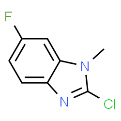 ChemSpider 2D Image | 2-Chloro-6-fluoro-1-methyl-1H-benzimidazole | C8H6ClFN2