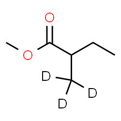 ChemSpider 2D Image | Methyl 2-(~2~H_3_)methylbutanoate | C6H9D3O2