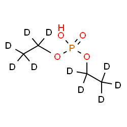 ChemSpider 2D Image | Bis[(~2~H_5_)ethyl] hydrogen phosphate | C4HD10O4P
