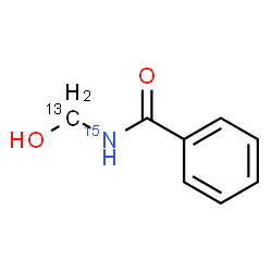 ChemSpider 2D Image | N-[Hydroxy(~13~C)methyl](~15~N)benzamide | C713CH915NO2
