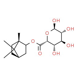 ChemSpider 2D Image | (1S,4R)-1,7,7-Trimethylbicyclo[2.2.1]hept-2-yl alpha-L-idopyranuronate | C16H26O7