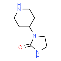 ChemSpider 2D Image | 1-(4-Piperidinyl)-2-imidazolidinone | C8H15N3O