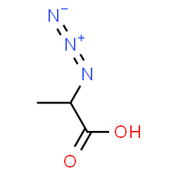 ChemSpider 2D Image | 2-Azidopropanoic acid | C3H5N3O2