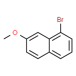 ChemSpider 2D Image | 1-Bromo-7-methoxynaphthalene | C11H9BrO