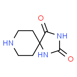 ChemSpider 2D Image | 1,3,8-Triazaspiro[4.5]decane-2,4-dione | C7H11N3O2