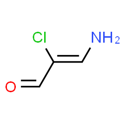 ChemSpider 2D Image | (2Z)-3-Amino-2-chloroacrylaldehyde | C3H4ClNO
