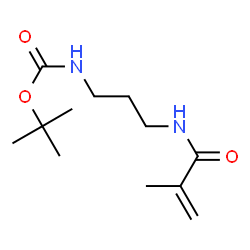 ChemSpider 2D Image | tert-Butyl (3-methacrylamidopropyl)carbamate | C12H22N2O3