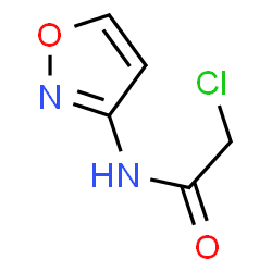 ChemSpider 2D Image | 2-chloro-N-isoxazol-3-ylacetamide | C5H5ClN2O2