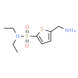 ChemSpider 2D Image | 5-(Aminomethyl)-N,N-diethyl-2-thiophenesulfonamide | C9H16N2O2S2