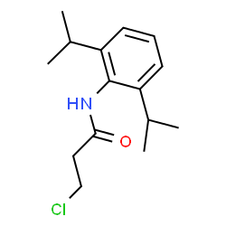 ChemSpider 2D Image | 3-Chloro-N-(2,6-diisopropylphenyl)propanamide | C15H22ClNO