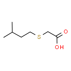 ChemSpider 2D Image | [(3-methylbutyl)thio]acetic acid | C7H14O2S