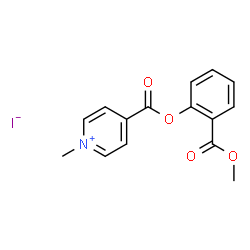 ChemSpider 2D Image | 4-{[2-(Methoxycarbonyl)phenoxy]carbonyl}-1-methylpyridinium iodide | C15H14INO4