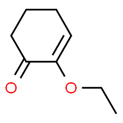 ChemSpider 2D Image | 2-Ethoxy-2-cyclohexenone | C8H12O2