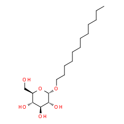 ChemSpider 2D Image | DODECYL A-D-GLUCOPYRANOSIDE | C18H36O6
