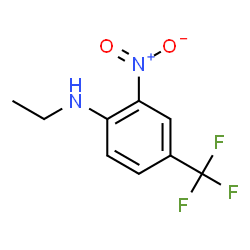 ChemSpider 2D Image | N-Ethyl-2-nitro-4-(trifluoromethyl)aniline | C9H9F3N2O2