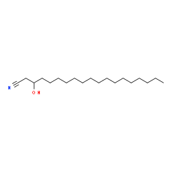 ChemSpider 2D Image | 3-Hydroxynonadecanenitrile | C19H37NO