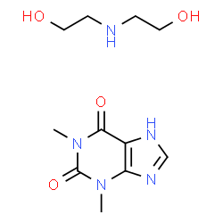 ChemSpider 2D Image | Theophylline diethanolamine | C11H19N5O4