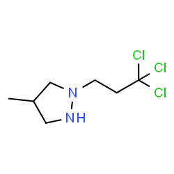 ChemSpider 2D Image | 4-Methyl-1-(3,3,3-trichloropropyl)pyrazolidine | C7H13Cl3N2