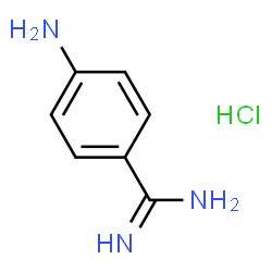 ChemSpider 2D Image | 4-aminobenzamidine 2HCl | C7H10ClN3