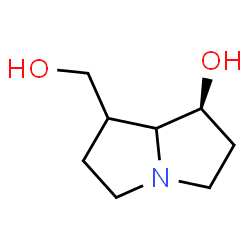 ChemSpider 2D Image | (1S)-7-(Hydroxymethyl)hexahydro-1H-pyrrolizin-1-ol | C8H15NO2