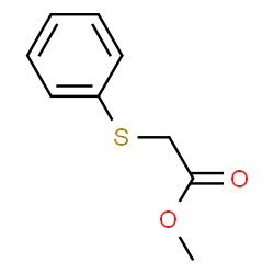 ChemSpider 2D Image | Methyl(phenylthio)acetate | C9H10O2S