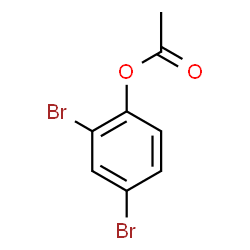 ChemSpider 2D Image | 2,4-Dibromophenyl acetate | C8H6Br2O2