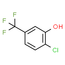 ChemSpider 2D Image | 2-Chloro-5-(trifluoromethyl)phenol | C7H4ClF3O