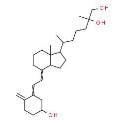 ChemSpider 2D Image | 9,10-Secocholesta-5,7,10-triene-3,25,26-triol | C27H44O3