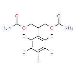 ChemSpider 2D Image | 2-(~2~H_5_)Phenyl-1,3-propanediyl dicarbamate | C11H9D5N2O4