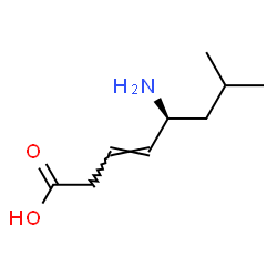 ChemSpider 2D Image | (3E,5S)-5-Amino-7-methyl-3-octenoic acid | C9H17NO2