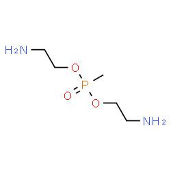 ChemSpider 2D Image | Bis(2-aminoethyl) methylphosphonate | C5H15N2O3P