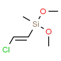ChemSpider 2D Image | [(E)-2-Chlorovinyl](dimethoxy)methylsilane | C5H11ClO2Si