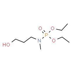 ChemSpider 2D Image | Diethyl (3-hydroxypropyl)methylphosphoramidate | C8H20NO4P