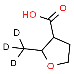 ChemSpider 2D Image | 2-(~2~H_3_)Methyltetrahydro-3-furancarboxylic acid | C6H7D3O3