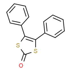 ChemSpider 2D Image | 4,5-Diphenyl-1,3-dithiol-2-one | C15H10OS2