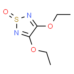 ChemSpider 2D Image | diethoxy-1??,2,5-thiadiazol-1-one | C6H10N2O3S