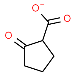 ChemSpider 2D Image | 2-Oxocyclopentanecarboxylate | C6H7O3