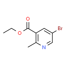 ChemSpider 2D Image | Ethyl 5-bromo-2-methylnicotinate | C9H10BrNO2