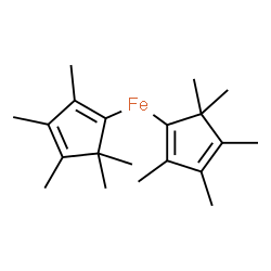 ChemSpider 2D Image | Bis(pentamethylcyclopentadienyl)iron | C20H30Fe