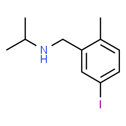 ChemSpider 2D Image | N-(5-Iodo-2-methylbenzyl)-2-propanamine | C11H16IN