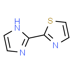 ChemSpider 2D Image | 2-(1H-imidazol-2-yl)thiazole | C6H5N3S
