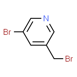 ChemSpider 2D Image | 3-Bromo-5-(bromomethyl)pyridine | C6H5Br2N