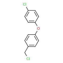ChemSpider 2D Image | 1-(CHLOROMETHYL)-4-(4-CHLOROPHENOXY)BENZENE | C13H10Cl2O