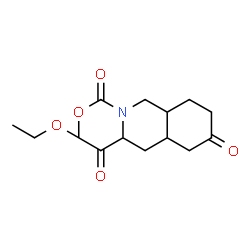ChemSpider 2D Image | 3-Ethyl 2-methyl 6-oxooctahydro-2,3(1H)-isoquinolinedicarboxylate | C14H21NO5