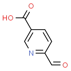 ChemSpider 2D Image | 6-Formylnicotinic acid | C7H5NO3