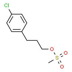ChemSpider 2D Image | 3-(4-Chlorophenyl)propyl methanesulfonate | C10H13ClO3S