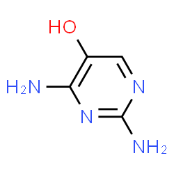ChemSpider 2D Image | 2,4-Diamino-5-pyrimidinol | C4H6N4O