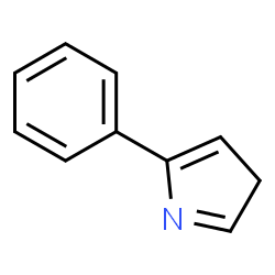 ChemSpider 2D Image | 5-phenyl-1,3-dihydropyrrole | C10H10N